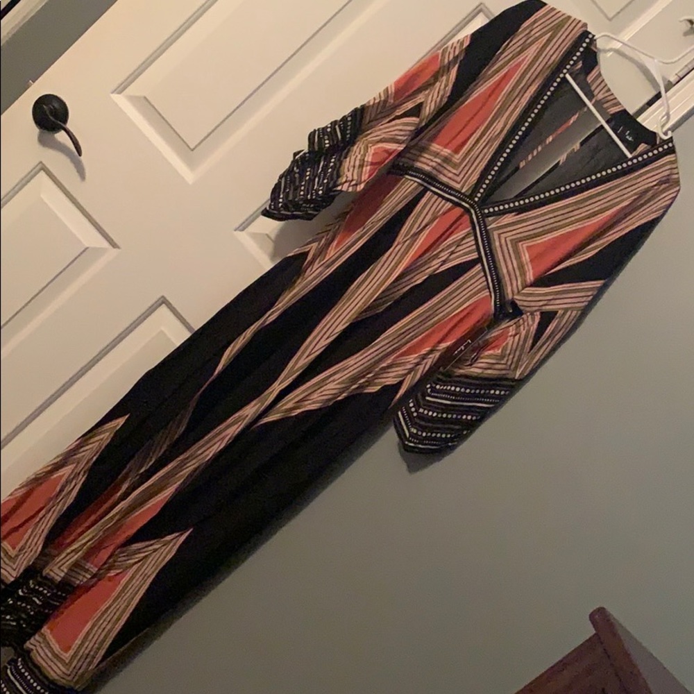 Deep v dress -Lulus